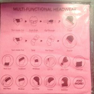 Pink Multifunctional HeadBand